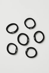 Untangled Hair Tie 6-Pack - Black